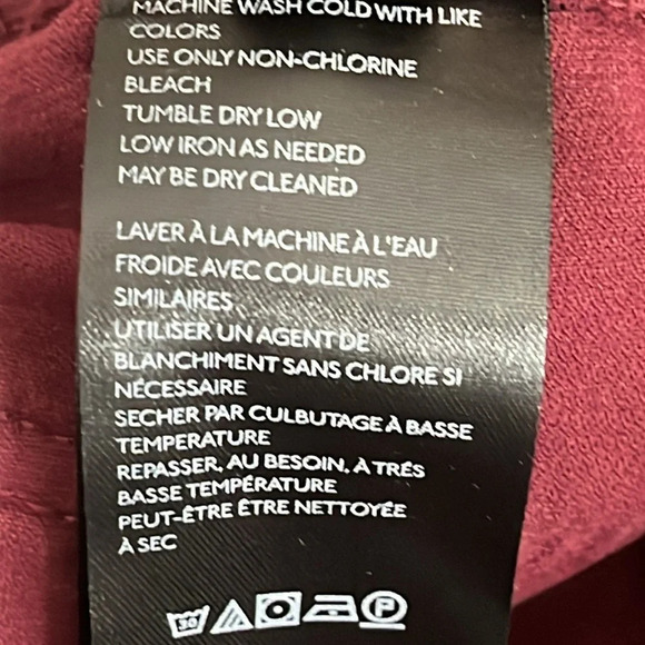 Anthropologie Leigh Corduroy Jogger Pants in Burgundy - Size Medium - Picture 6 of 9